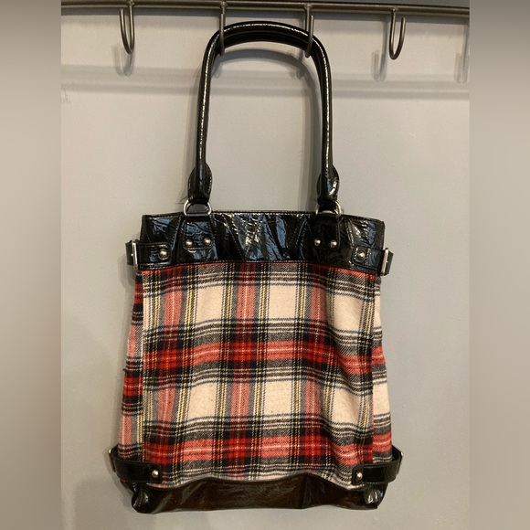 Used Once French Connection Tartan Shoulder Bag and Matching BNWT Wallet - Picture 3 of 11